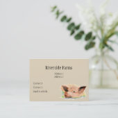 ハッピーピッグin泥農畜産業 名刺 (スタンド正面)