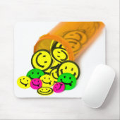 ハッピーピルズイン処方ボトル マウスパッド (マウス)