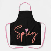 ハッピーピンクスパイシー鳥バディ標準エプロン エプロン (正面)
