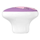 ハッピーピンクピグジャンプThunder_Cove セラミックノブ (側面)