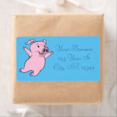 ハッピーピンクピグジャンプThunder_Cove ラベル (インサイチュ)