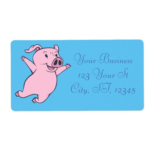 ハッピーピンクピグジャンプThunder_Cove ラベル (正面)