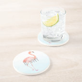 ハッピーピンクフラミンゴ コースター (側面)