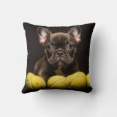 🐕ハッピーピンシャーパピーピローテニス クッション (裏面)