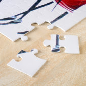 ハッピーピープルマザイウォリアーズ歩くアートプリント ジグソーパズル (側面)