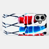 ハッピーピープルマザイウォリアーズ歩くアートプリント Case-Mate iPhoneケース (裏面 (横))