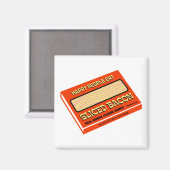 ハッピーピープル食べベーコン マグネット (正面/裏面)