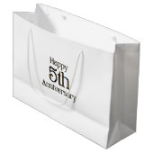 ハッピーファイブアニバーサリー ラージ ギフトバッグ (正面アングル)