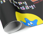 ハッピーファイブ誕生日ラッピング紙バルーン#5 ラッピングペーパー (ロールコーナー)