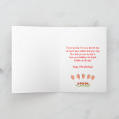 ハッピーファイブ誕生日ラム&バルーン カード (内部)