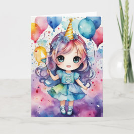 ハッピーファイブ誕生日リトルスター! カード