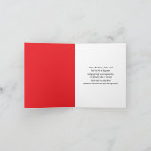 ハッピーファイブ誕生日レッドボーイズ カード (内部)