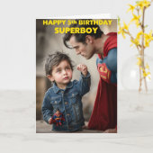 ハッピーファイブ誕生日 カード (黄色い花)