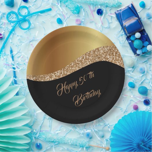 ハッピーファイブ誕生日 ペーパープレート (パーティー)