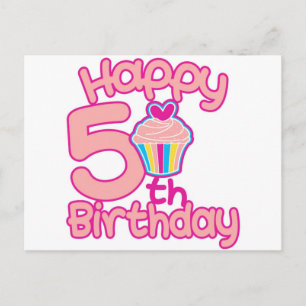 ハッピーファイブ誕生日! ポストカード