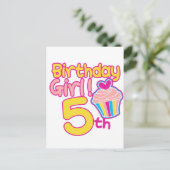 ハッピーファイブ誕生日! ポストカード (スタンド正面)