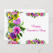 ハッピーファウンダーズ・デイ ポストカード (正面/裏面)