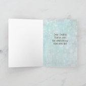 ハッピーファザーズデー オーダーメイド フォト カード (内部)