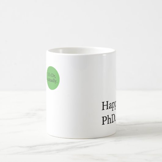 ハッピーファッド。博士だ、実はバッジ・ハッピーカード コーヒーマグカップ (中央)
