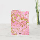 ハッピーファブラス30th誕生日招待状パーティー ノートカード (裏面)