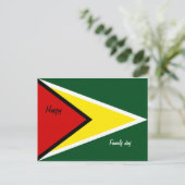 ハッピーファミリーデイガイアナはがき ポストカード (スタンド正面)