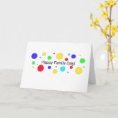 ハッピーファミリーデー! カード (黄色い花)
