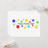 ハッピーファミリーデー! カード (正面/裏面インサイチュ)
