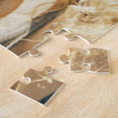 ハッピーファミリーパーソナライズされたキスカスタム写真 ジグソーパズル (側面)