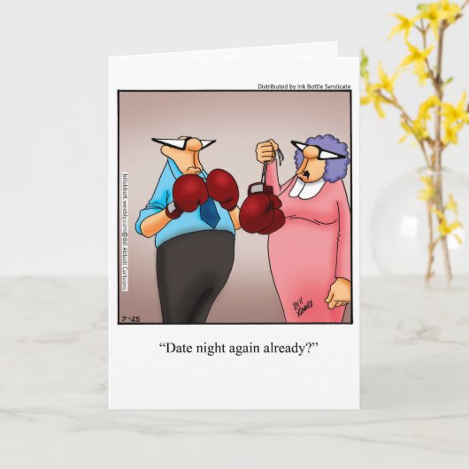 ハッピーファミリーフィットネス週末グリーティングカード カード (黄色い花)