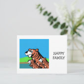 ハッピーファミリー ポストカード (スタンド正面)