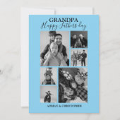 ハッピーファモダンザーズデイフォトコラージュ シーズンカード (正面)