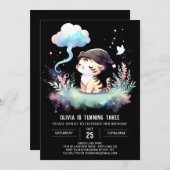 ハッピーファンタジータイガー誕生日 招待状 (正面/裏面)