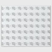 ハッピーファーザデーパパギフトアイディア ラッピングペーパー (フラット)