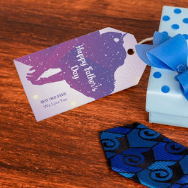 ハッピーファーザデー銀河系ギフトラベル ギフトタグ
