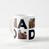 ハッピーファーザーの日のカスタムパパ写真マグカップ コーヒーマグカップ (正面左)