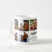 ハッピーファーザーの日のカスタムパパ写真マグカップ コーヒーマグカップ (正面左)