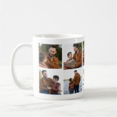 ハッピーファーザーの日のカスタムパパ写真マグカップ コーヒーマグカップ (左)