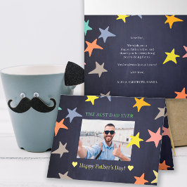 ハッピーファーザーの日カスタムの写真最高ののパパ カード