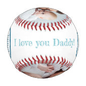 ハッピーファーザーの日カスタムの写真野球 野球ボール (正面)