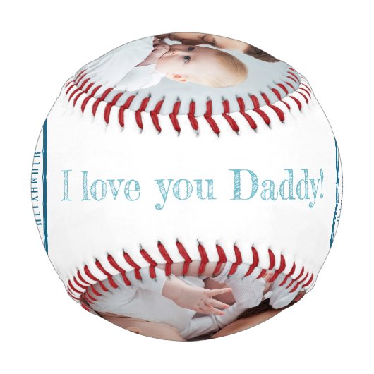 ハッピーファーザーの日カスタムの写真野球 野球ボール (正面)