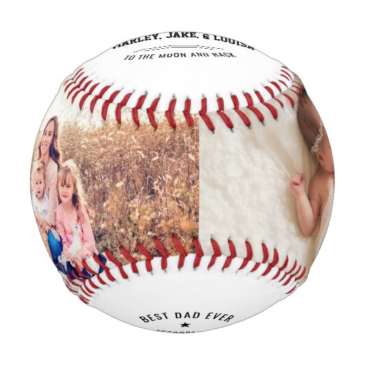 ハッピーファーザーの日カスタムの写真野球 野球ボール (正面)