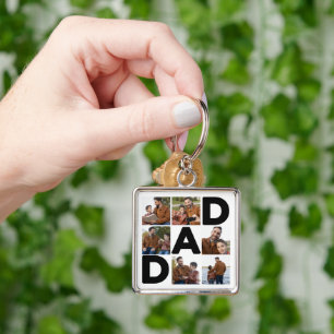 ハッピーファーザーの日カスタムの写真Keychain キーホルダー