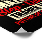 ハッピーファーザーの日ステップパパ ポスター (角)