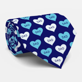 ハッピーファーザーの日ハートシェイプパパ愛 ネクタイ