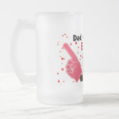 ハッピーファーザーの日パパキャットフォークフィンガー フロストグラスビールジョッキ (左)