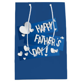 ハッピーファーザーの日 – 抱き枕中 ミディアムペーパーバッグ
