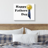 ハッピーファーザーの日 – #1パパ キャンバスプリント (インサイチュ (寝室))