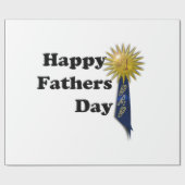 ハッピーファーザーの日 – #1パパ ラッピングペーパー (フラット)