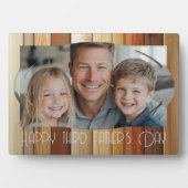 ハッピーファーザーズの日カスタムの写真 フォトプラーク (正面)