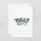 ハッピーファーザーズの日 サンキューカード (正面/裏面)